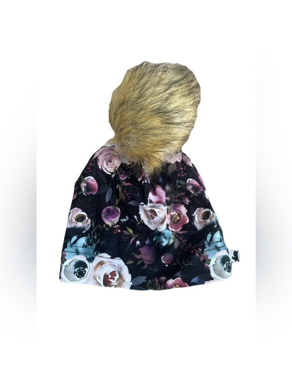 🇨🇦 Little & Lively Bamboo Floral Kids Hat with Pom Pom